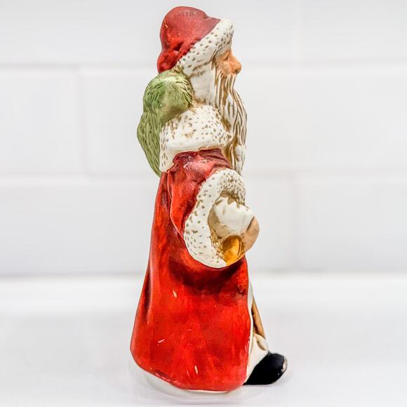 Vintage Old World Rustic Santa Claus Figurine, Made in Taiwan, Christmas, 7”H - Picture 6 of 10